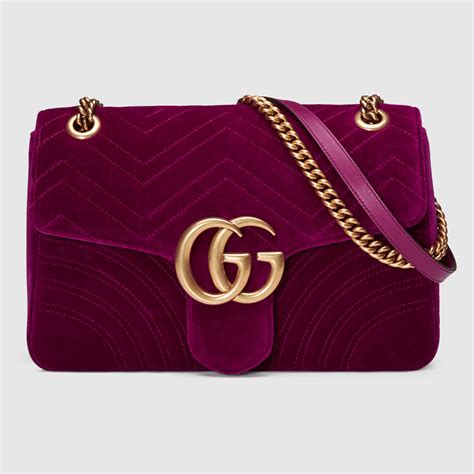 gucci bag marmont velvet|gucci large marmont shoulder bag.